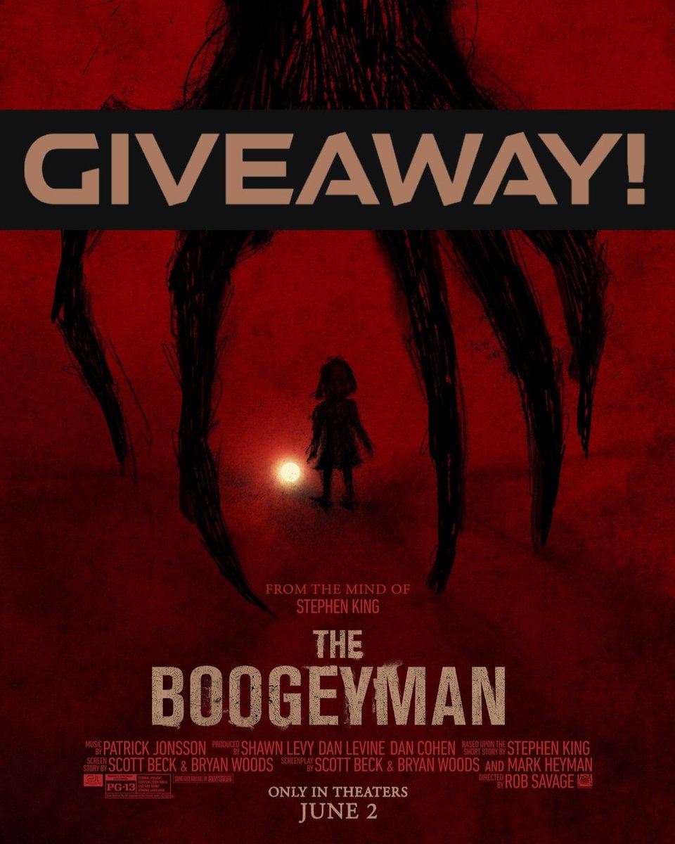 bitesizebreak's tweet photo. GIVEAWAY: Hey #Toronto, want to see an early screening of #TheBoogeyman before it hits theatres on June 2nd? Well, #BitesizeBreakdown has partnered with @DisneyStudiosCanada to give away a pair of passes to see it on May 25th at Cineplex Cinemas Yonge-Dundas & VIP at 7pm. https://t.co/fwSpqwwl23