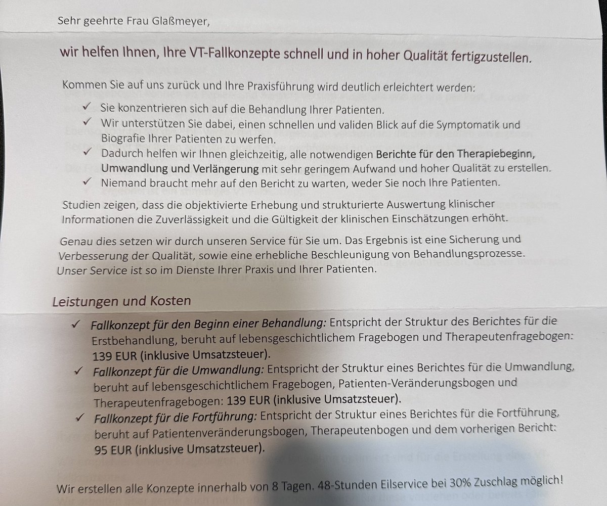 DiePsychothera1's tweet photo. Wie kann das sein? Sind wir Psychotherapeut:innen nicht verpflichtet, die Gutachten „eigenständig“ zu verfassen?

Es ist tatsächlich eine Grauzone: https://t.co/X3PWaSMVaw https://t.co/R23NpT4IYt