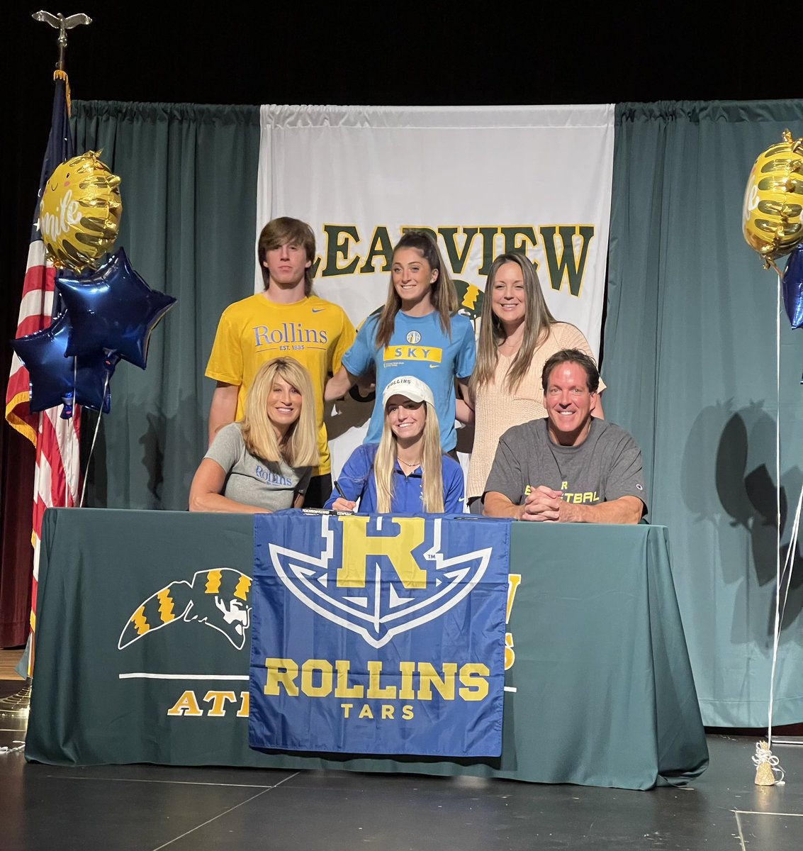 MikeSteidle32's tweet photo. Where did the time go?  Congrats to Emma on signing your NLI today! @rollinscollege @EmmaSteidle @viewathletics @CaseyHeitman123 @ViewGirlsBball @GWJRRollins @RollinsWBB https://t.co/eHbXgsrNZ3