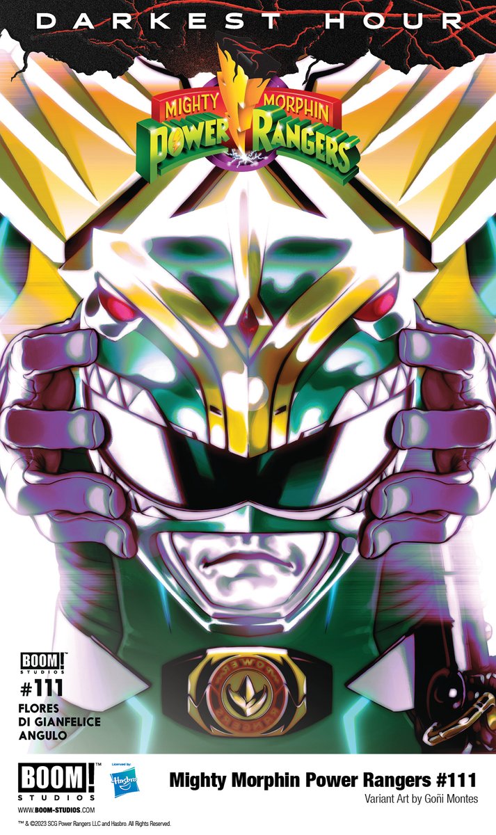 NEWS - The #DarkestHour Begins in #MightyMorphin #PowerRangers Issue 111 from @boomstudios
and writer @misty_flores!

rangercommand.com/news-the-darke…

Mistress Vile has won, or so it seems, with control of the Grid and Dark Specter’s infections spreading through the universe!