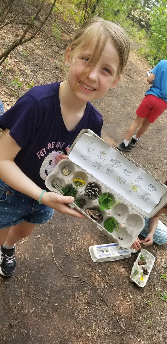 McMahonFirsties's tweet photo. Nature hunting! #mcfirsties #handsonlearning #firstgradeforesters https://t.co/qQRzPhenW8