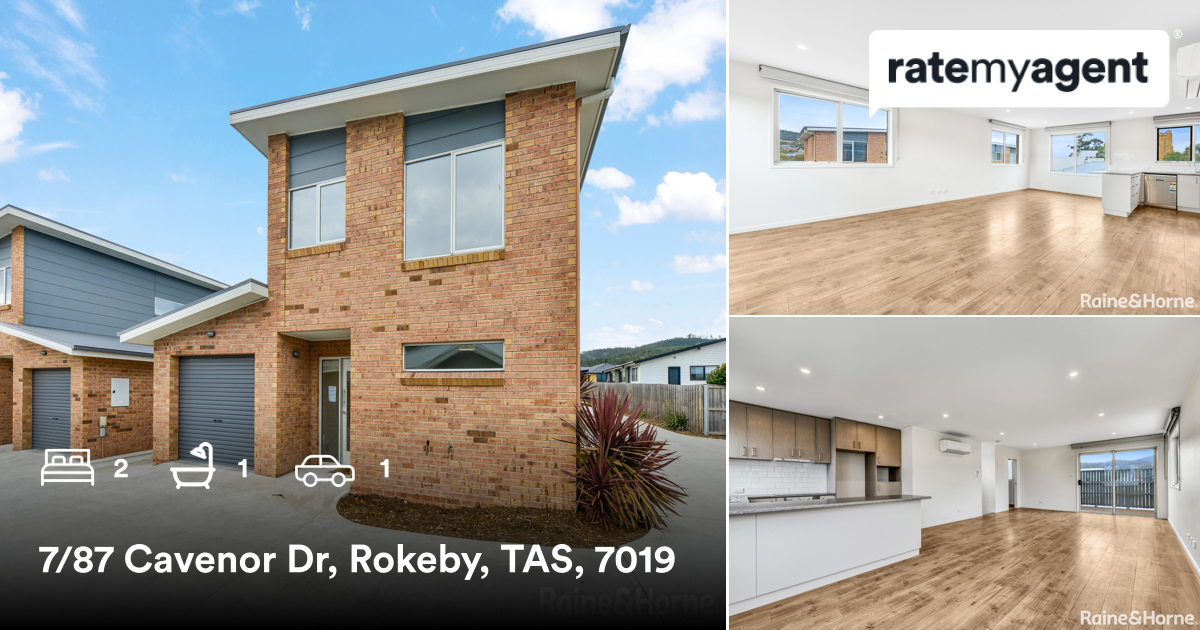 🛌 2 🛀 1 🚘 1
📍 7/87 Cavenor Dr, Rokeby, TAS, 7019

Our agent’s latest listing on #RateMyAgent

rma.reviews/gjS5Wt87FuaF

...
#ratemyagent #realestate #Raine_and_Horne_Eastern_Shore