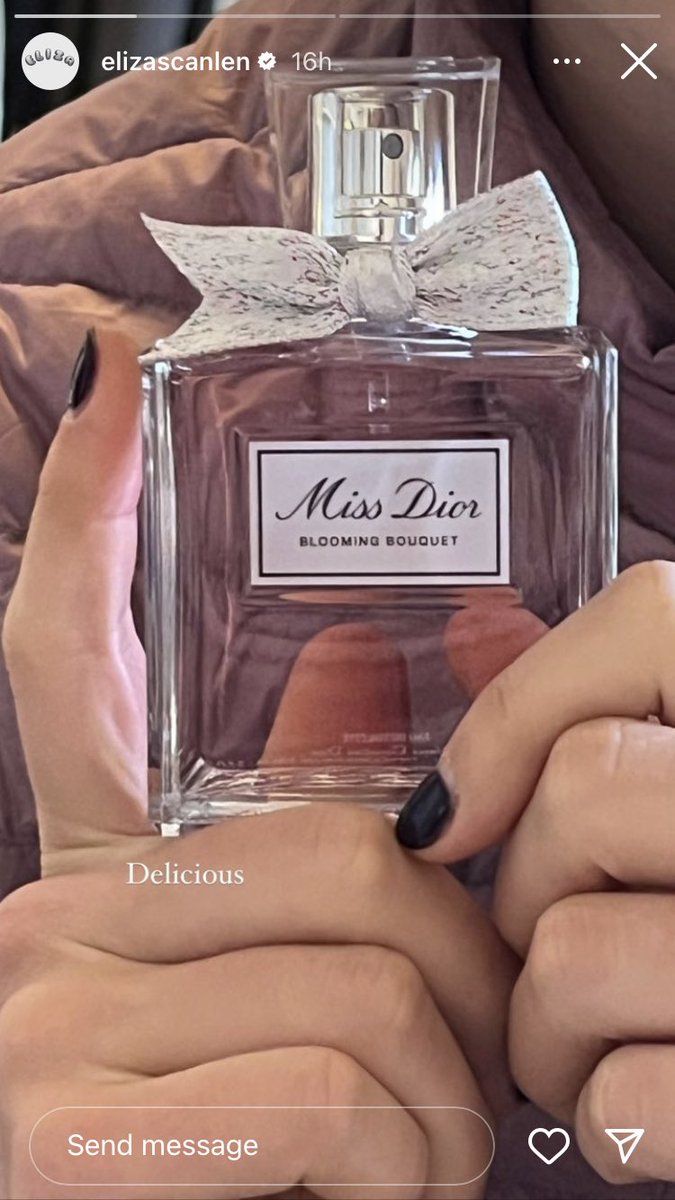 elizascanlen_'s tweet photo. Bout to cop 🤭 jk. I wonder what it smells like tho https://t.co/4e2OZ1yVbg