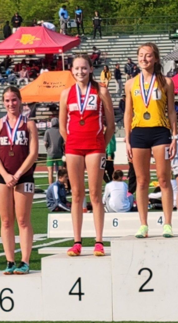 SHSAthletics4U's tweet image. Congrats to Lexi Ohler on placing 4th in the 3200m at the WPIAL Championships! With her 4th place finish Lexi punches her ticket to the 2023 PIAA State Meet next week at Shippensburg University!

Great work Lexi!

#WeAreScotties