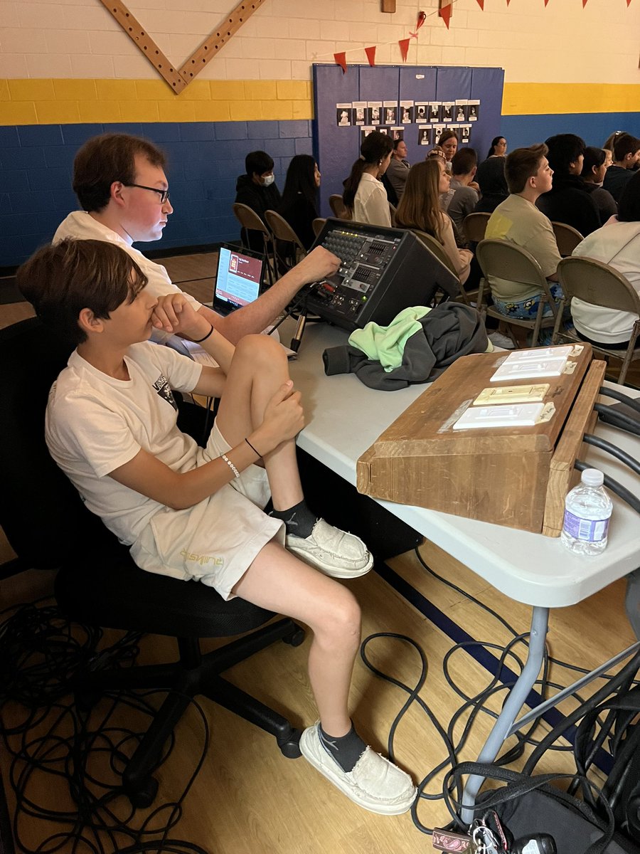 The crew behind the scenes…so proud of them all! <a href="/FSDVikings/">Farmingdale School</a>