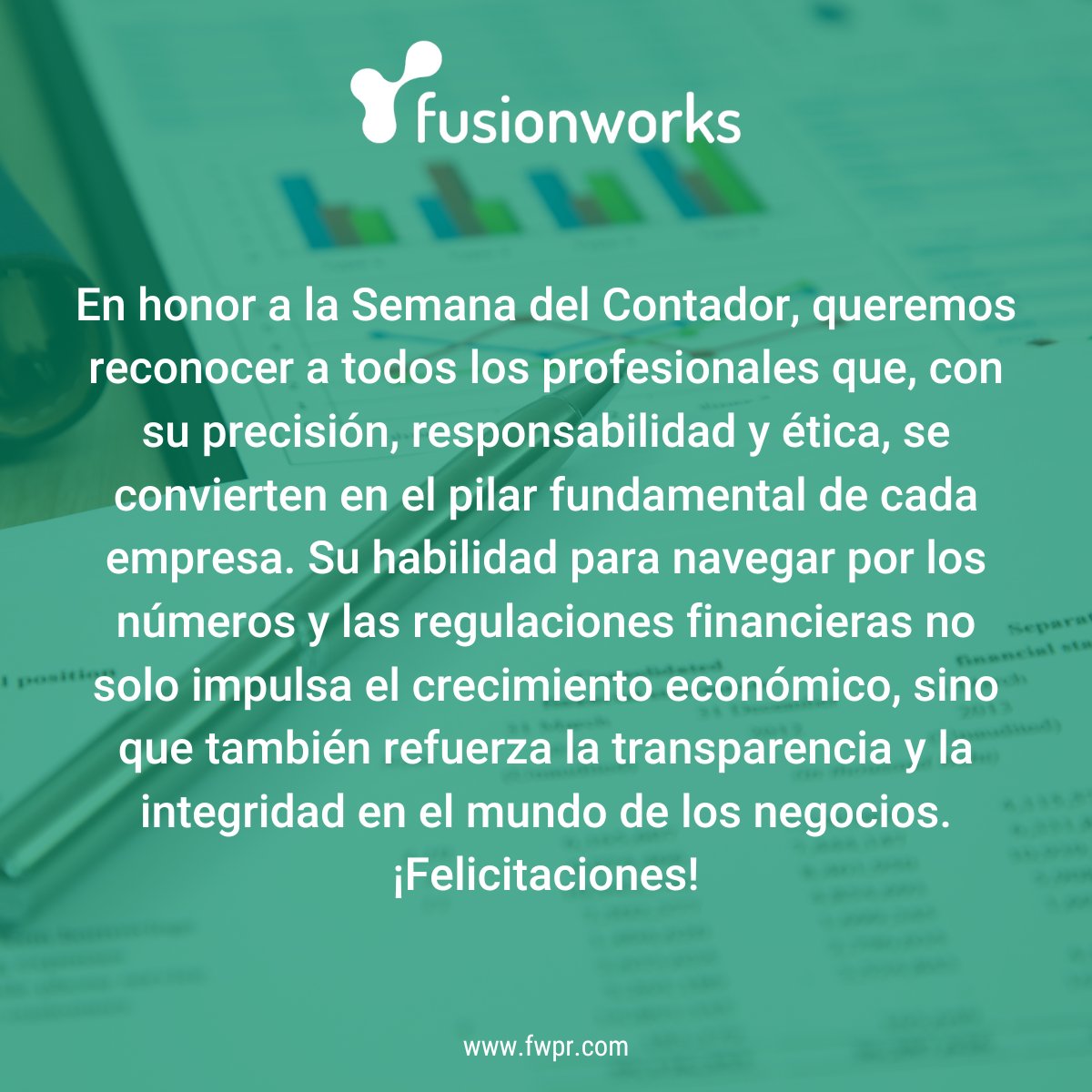 ¡Felicidades en la Semana del Contador!