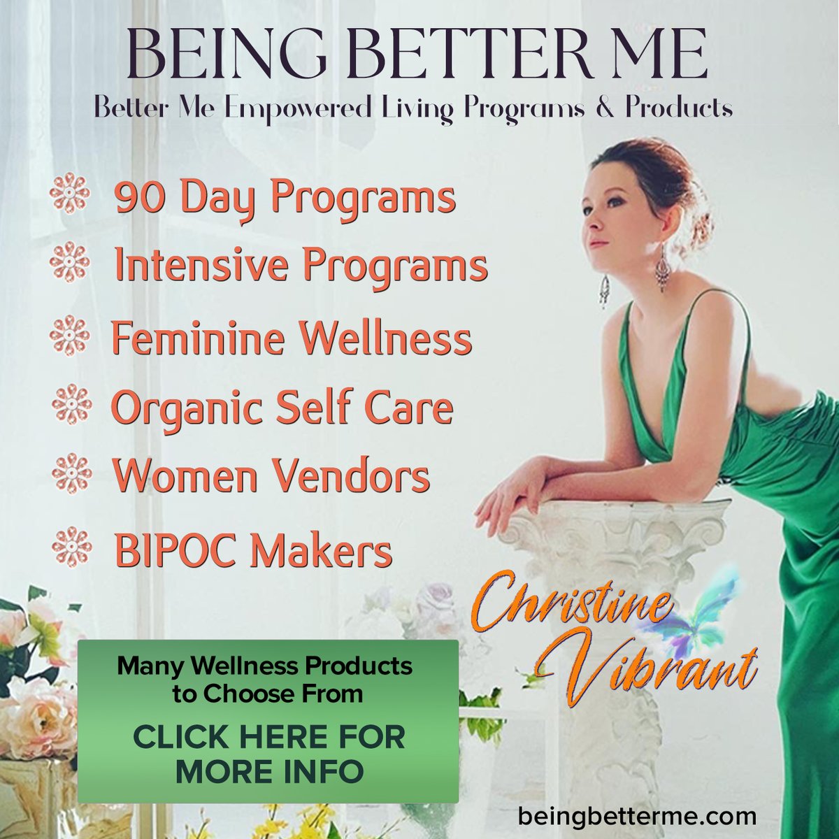 Transformnet's tweet photo. Support for your optimal health with Christine Vibrant! For more info visit https://t.co/54OGldi8fL #women #endometriosis #menopause #femininewellness #wakinghope #healthcoach #mentalhealth #selfcare #selflove #lowtoxlife @Endomitable1 https://t.co/wa5dPkZAOH