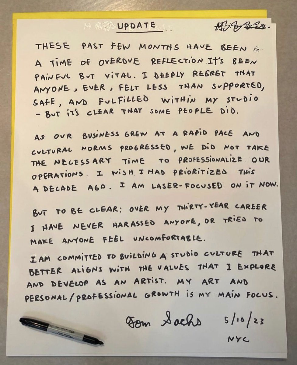 HypeNaysh's tweet photo. Tom Sachs replies to stories from past employees…what y’all think 🤔 https://t.co/TTUmfw6L8a