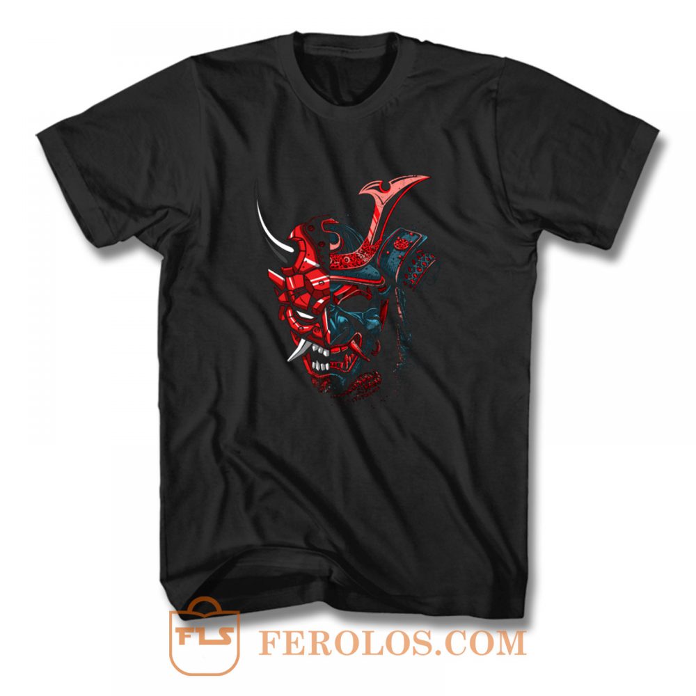 Double Samurai Mask T Shirt --> ferolos.com/product/double…

Disc 10% coupon "FLS15"
