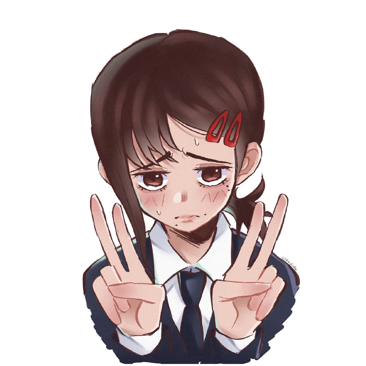 Mars0602's tweet photo. Kobeni #chainsawman #kobeni https://t.co/R2qBZkhi9i