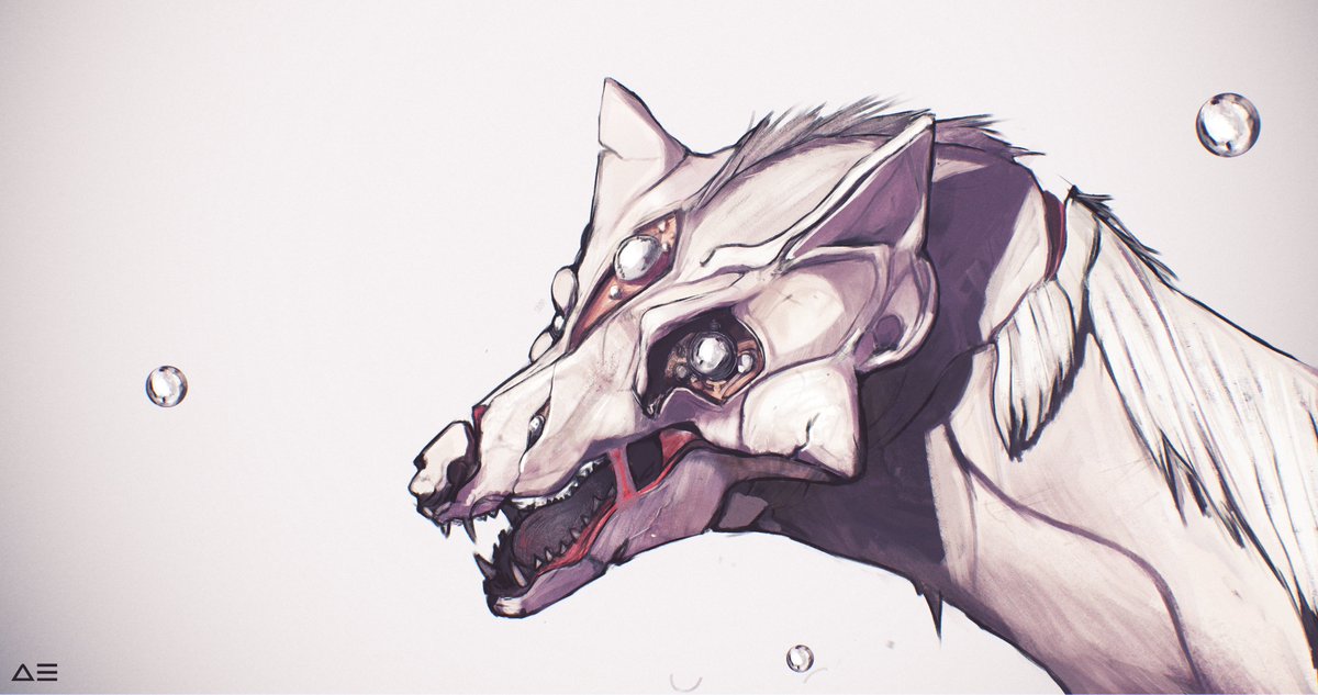 AbsurdEternal's tweet photo. big ol fox monster kaiju monster thingy. more to come https://t.co/GFdroHlySd