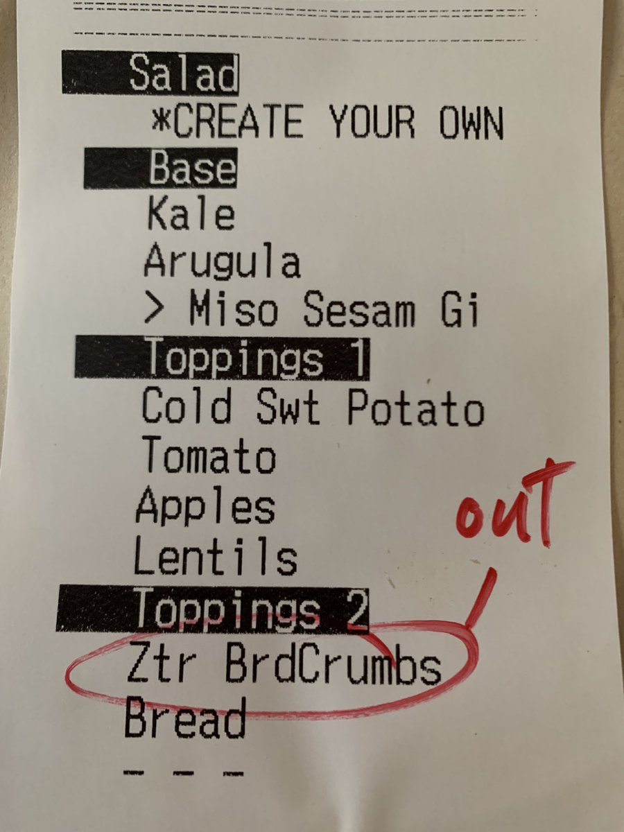 SmashMe_EraseMe's tweet photo. Hey @sweetgreen why did I pay extra for extra toppings to just receive my salad like this? I should have been credited back! https://t.co/ZRyhDtZttR
