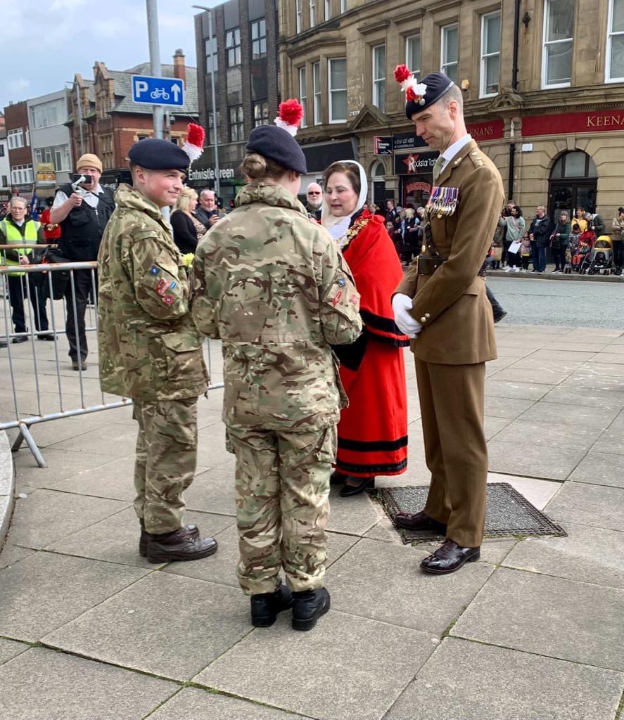 Over 80 members of No 1 (Minden) Company &amp; the County Corps of Drums came together on Sunday 23 April 2023 to take part in the annual Gallipoli Parade.

For more click below.
 
armycadets.com/county-news/no… 

#GmanACFforceforgood #goingfurther #InspireToAchieve #gallipoli #armycadets