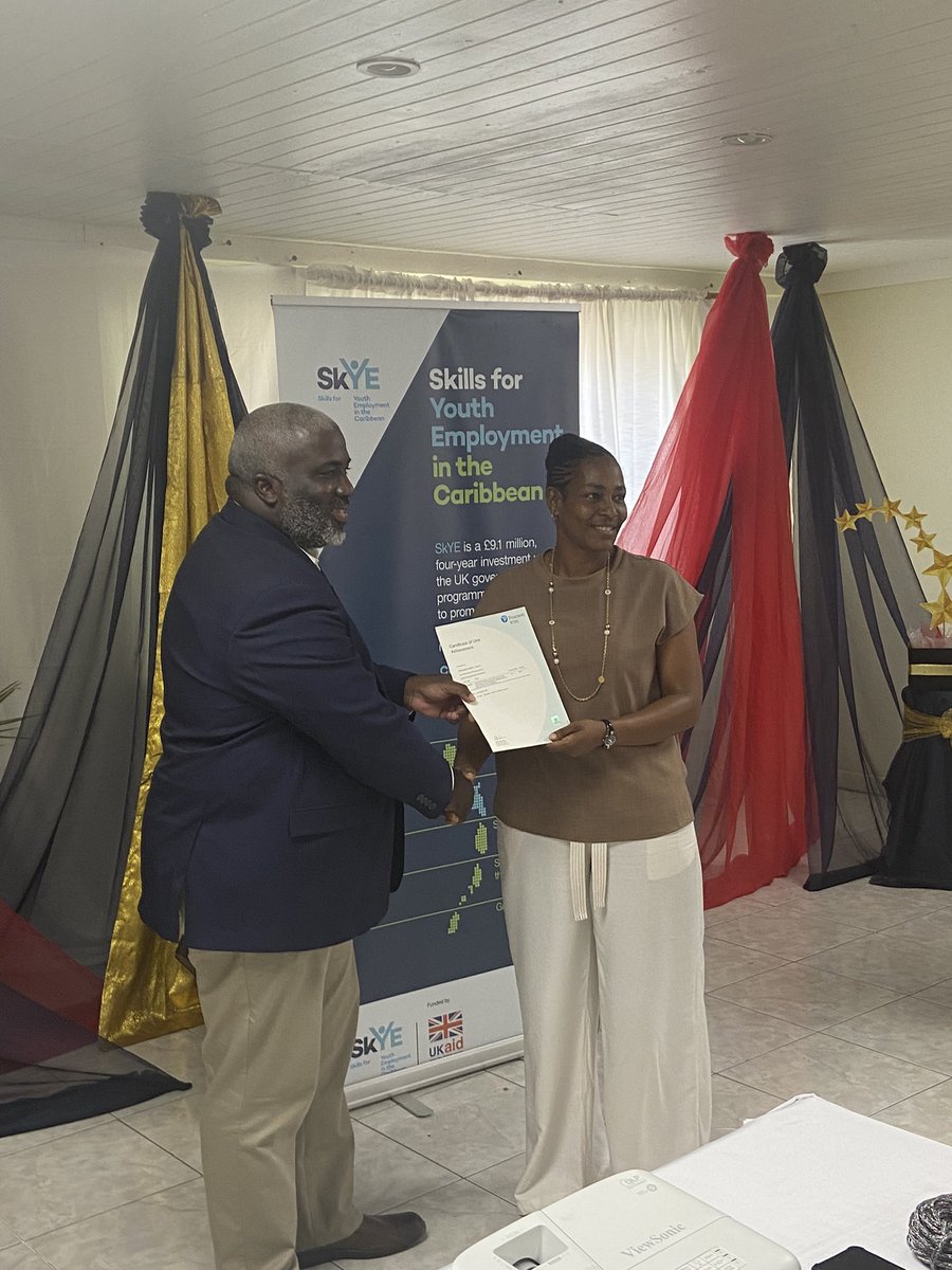 A wonderful celebration of the many achievements by all our <a href="/SkYECaribbean/">SkYE Caribbean</a> partners in Dominica, including award of BTEC certificates in #inclusive teaching to instructors who studied with @BGULincoln and presented by  <a href="/UKinCaribbean/">UKinCaribbean 🇬🇧</a>. Congrats all!