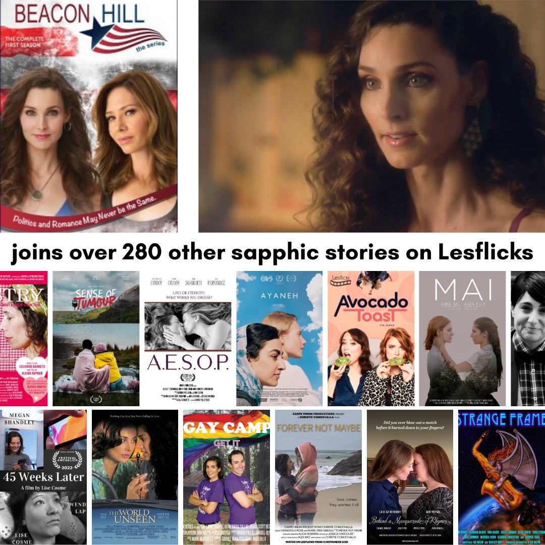 We add a new title to our streaming platform every week - yes there are that many (& more) sapphic movies available to stream. This week's release is Beacon Hill Season 1 Pick up a subscription today and delve into a world of authentic sapphic stories! bit.ly/watchBeaconHil…