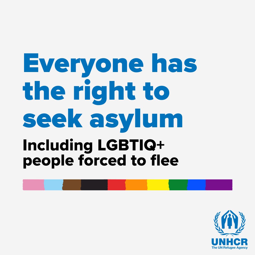 No one should be afraid to be who they are.

Seeking asylum is a human right.