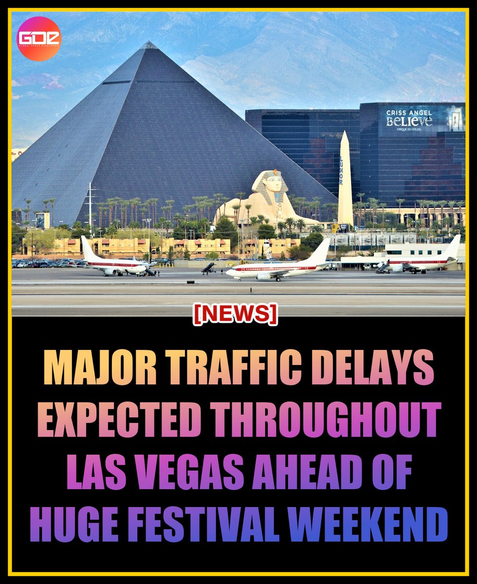 GlobalDanceGDE's tweet image. Over 160K ravers are getting into Vegas within the next couple of days and everyone needs to be warned that a ton of roadwork is happening on both sides of the I-15 on the way to Sin City between mileposts 95 and 118. 

The Harry Reid Airport is also reporting construction is…