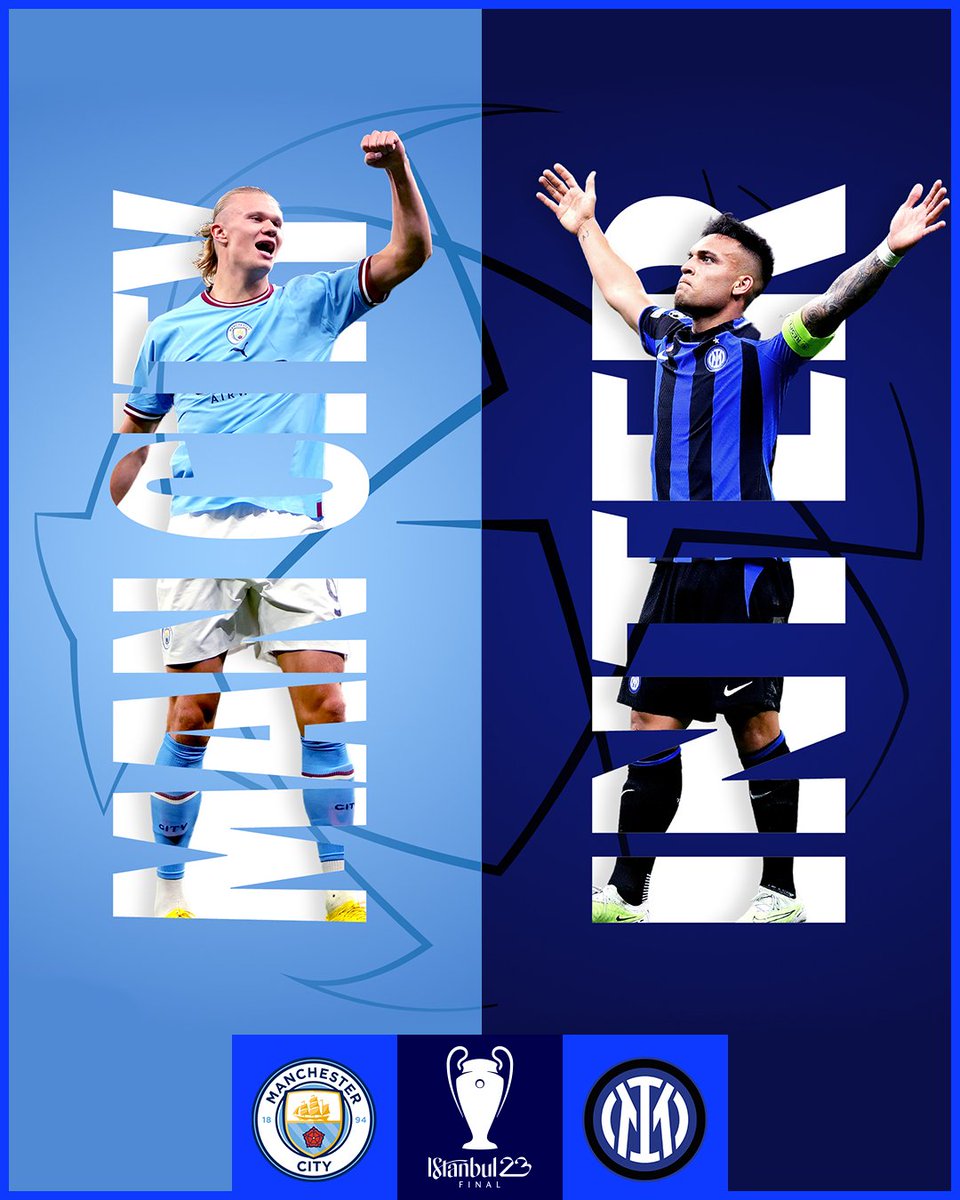 FootballDeliver's tweet photo. The final is set ✅ 10.06.2023 #final2023
#UCLFinal #ucl #ucl2023 #mancity #inter #mciint #İstanbul #final2023 #Istanbul2023 #istanbulfinal https://t.co/sOplsVqX61