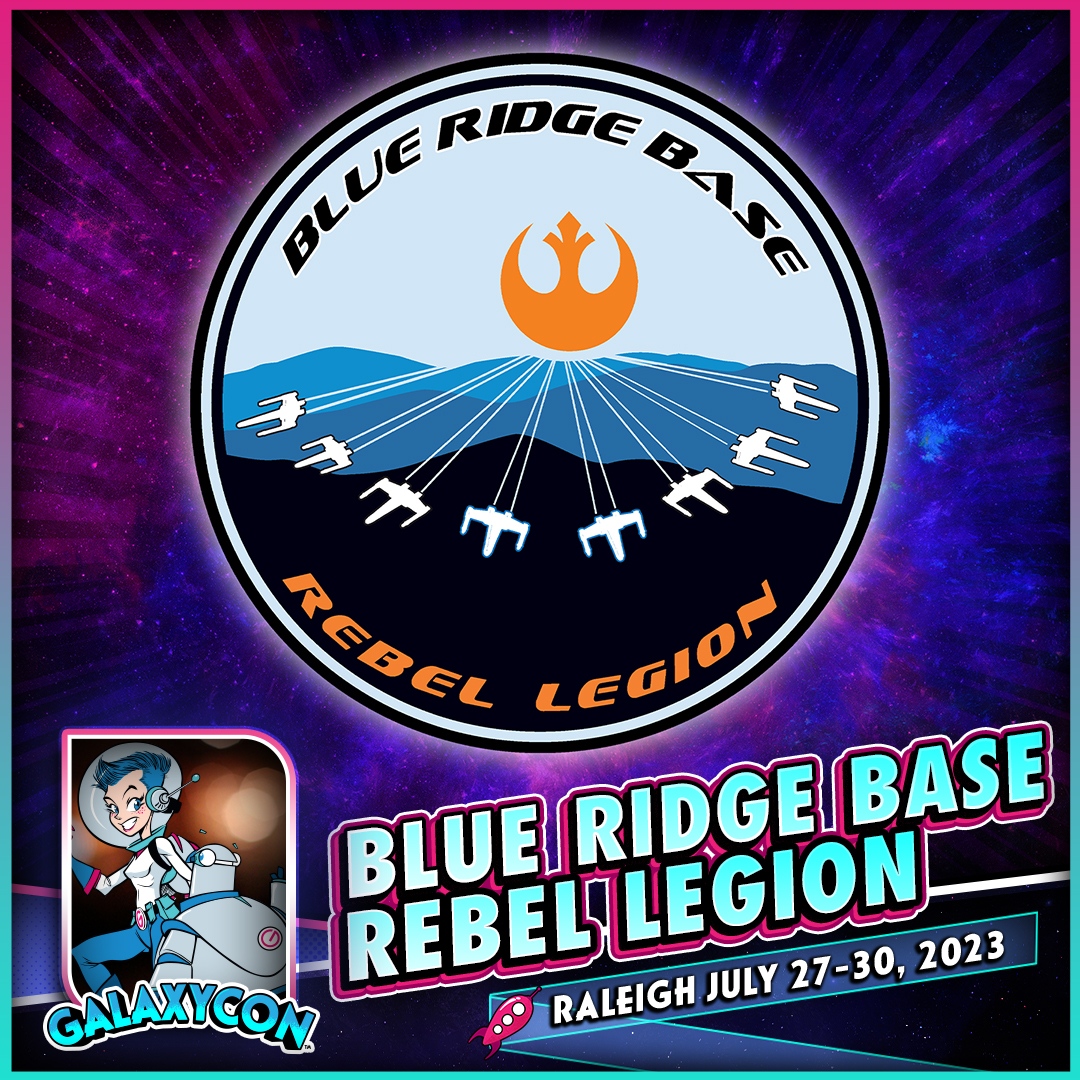 GalaxyConRDU's tweet photo. Meet the Rebel Legion @Blue_Ridge_Base at GalaxyCon Raleigh July 27-30, 2023 at the Raleigh Convention Center!
Find Out More: https://t.co/87BqcxSdlQ
#GalaxyCon #GalaxyConRaleigh #ComicCon #RebelLegion #BlueRidgeBase #StarWars #starwarsfandom #starwarscosplay #philanthropy https://t.co/LKp4ImMEQh