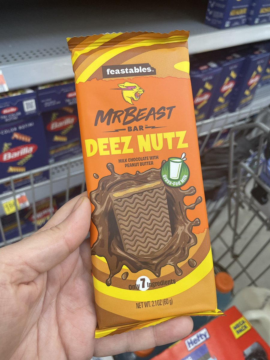 I’ve waited a long time to put <a href="/MrBeast/">MrBeast</a> nuts in my mouth…..

And with only seven ingredients, everyone else will want to as well!