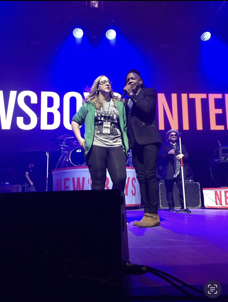 SallyBaugh's tweet photo. @newsboys That one time I got on stage with them! United tour- November 2019 https://t.co/sH8RYRA5gS