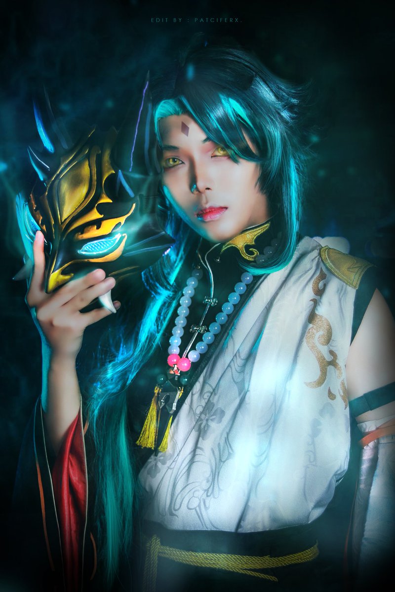 Fi0Cosplayer's tweet photo. ' ตัวข้านั้นเตรียมใจที่จะสูญสิ้นตัวตนอยู่แล้ว '
' บ่วงกรรมเอ๋ย...จงสะบั้นให้สิ้น!!! '

CN : Me
Edit : Thunk Pattz 
📸 : Ball Visanu 

ขอขอบคุณ EDITOR คนเก่งด้วยงับ งานดีตลอด งานดีเสมอมา ฮือออออ💖✨✨

#Genshinimpact #Genshinimpactcosplay #xiao #xiaocosplay #cosplay #addictcon2 https://t.co/y736yKOVlG
