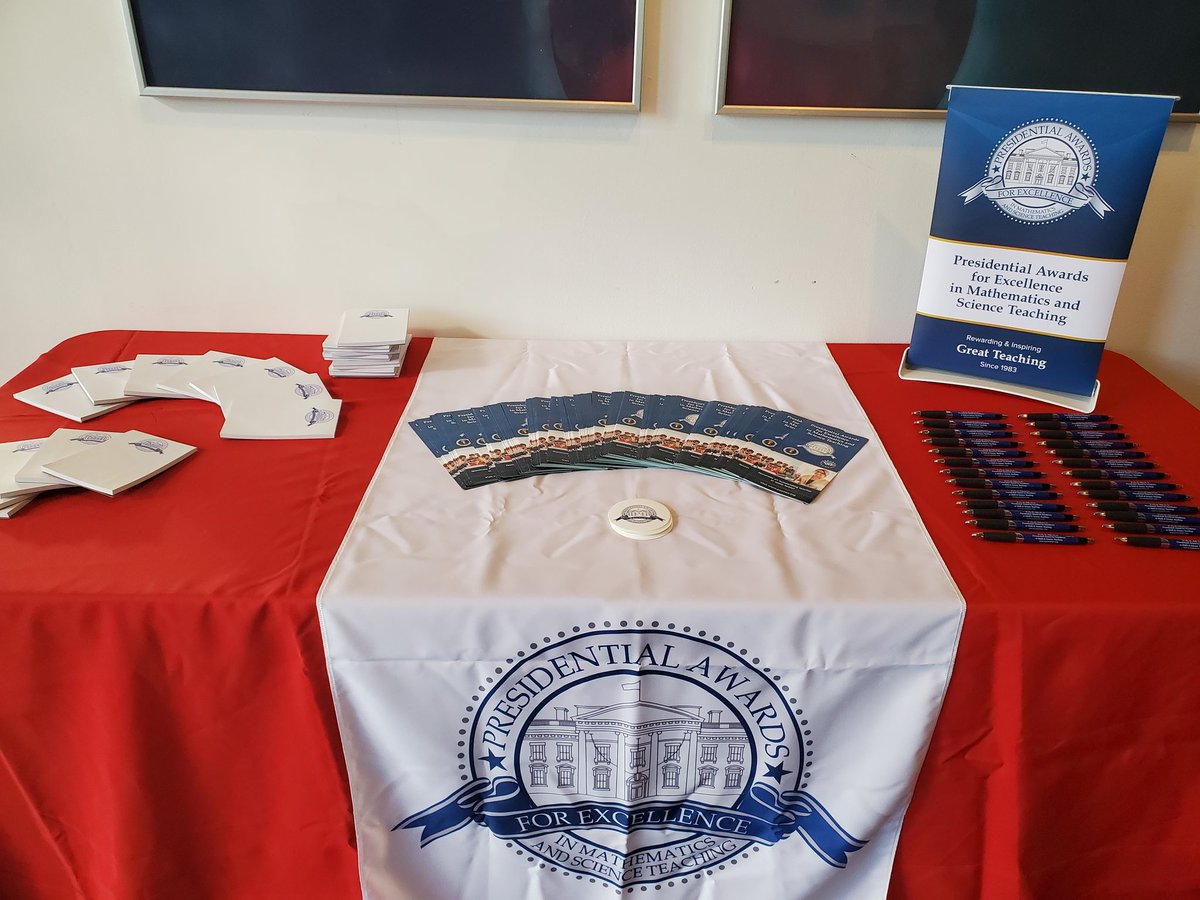 We are live recruiting our next cycle of #paemst applicants/nominees at the <a href="/CTScience/">CT Science Teachers</a> Award Celebration