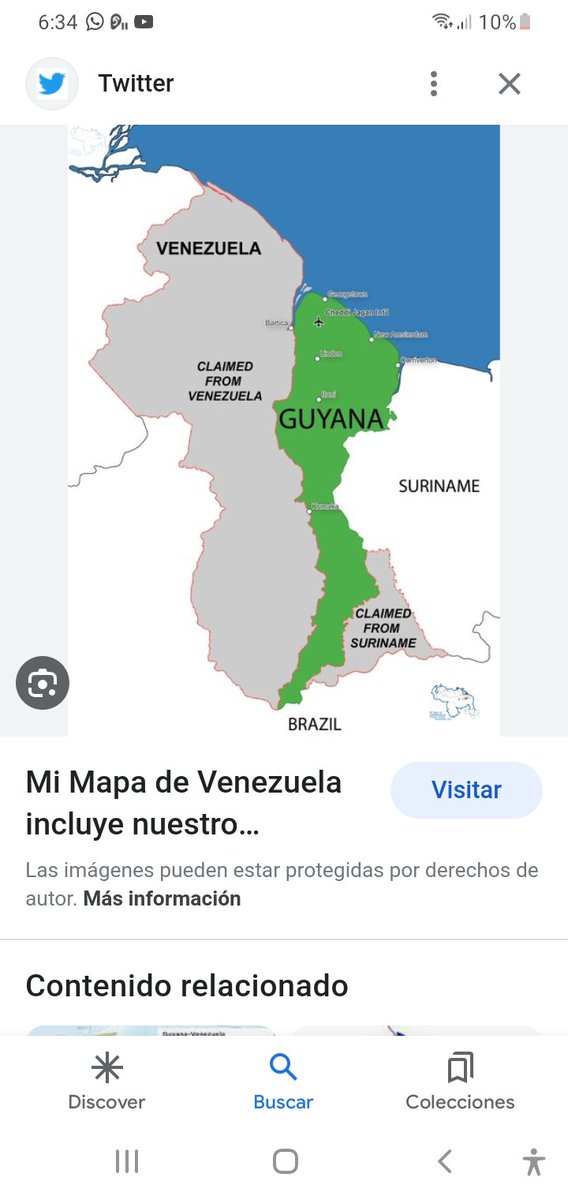 Asan2406's tweet photo. @amarcanopsuv @IMVillarroel1 @NicolasMaduro @dcabellor @PartidoPSUV @jaarreaza @ViceVenezuela @delcyrodriguezv San Martin de Turumban no es frontera con Guyana, es frontera con el Esequibo. Y el Esequibo es Venezuela. https://t.co/5XpUZgknxN