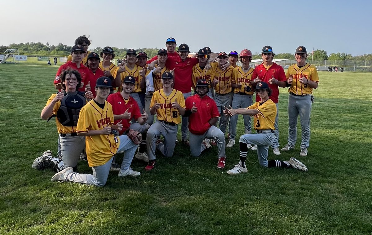 WCEVikingBase's tweet photo. Vikes come out with a great team win today. We finish the regular season 12-8. Next up is district 1 playoffs beginning Monday 5/22. 

Player of the game: Nick Rostock
Spark plug of the game: Ryan Price https://t.co/OKYNVqb9CM