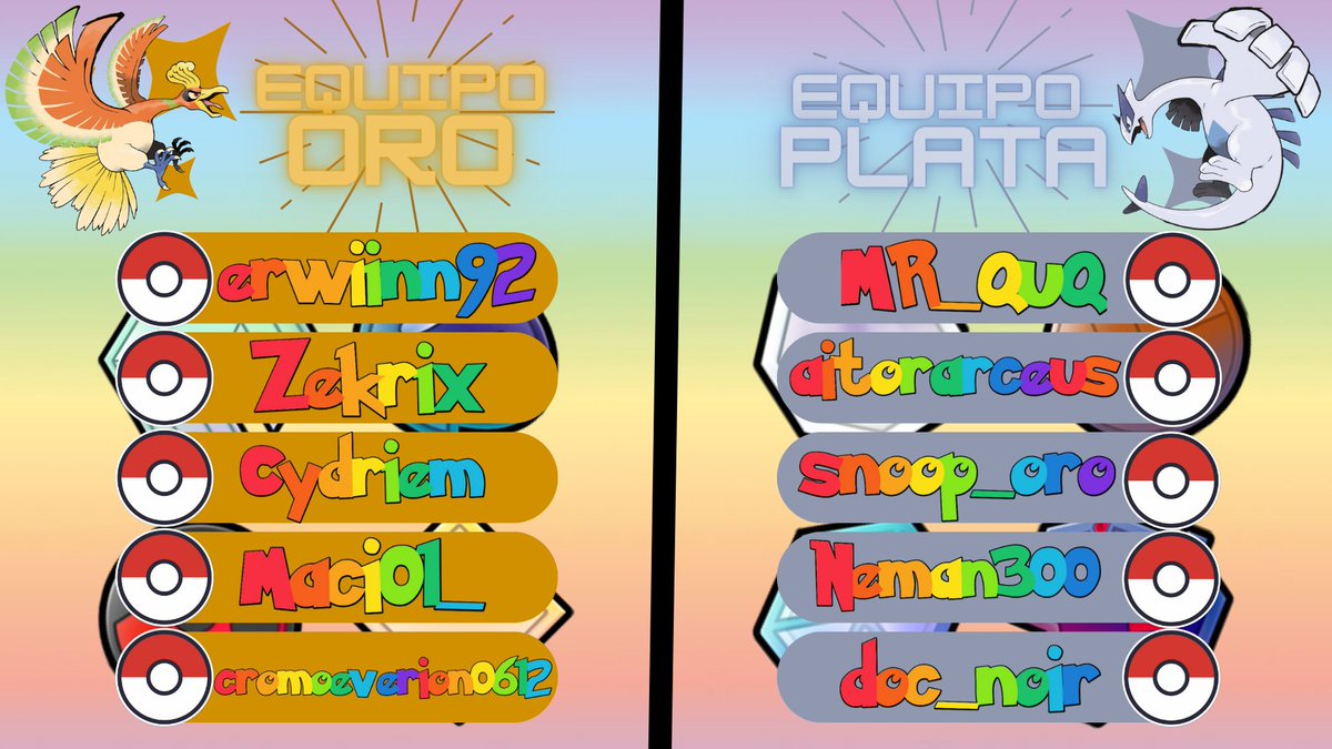 TorneoBDR's tweet photo. Así quedan divididos los dos grupos del Torneo Brillo Dorado Randomlocke ¡Mucha suerte en las clasificatorias! https://t.co/wjDg2a46IJ
