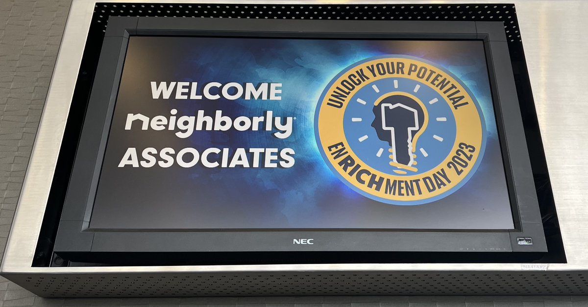 bradstevenson73's tweet image. .@Neighborly hosted our EnRICHment Day for all associates. Under the theme of “Unlock Your Potential,” everyone was able to learn more about personal and professional development, celebrate and focus on our #CodeOfValues! I’m already looking forward to next year’s event