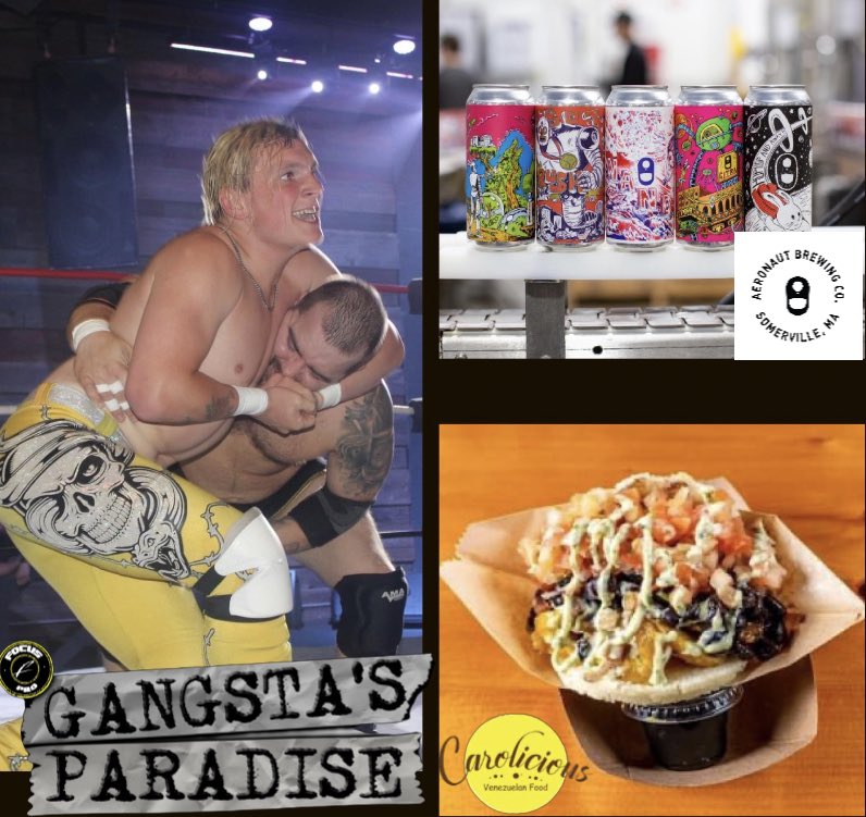 FocusProWrestle's tweet image. This Saturday May 20 in #EverettMA come support local businesses!

Grab a Beer, Food &amp;amp; watching exciting pro wrestling! 

Focus Pro brings wrestling to the @AeronautBrewing Cannery!

Grab some delicious Carolicious food!

Tickets $20
tinyurl.com/FPWGangstaP

#supportlocalbusiness