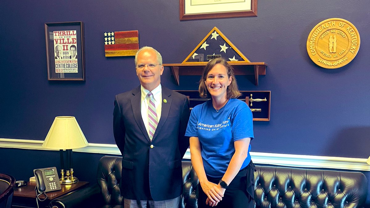 📣Thank you @RepGuthrie for meeting with @AKF_Advocacy and me to discuss removing barriers for living organ donors and increasing funding for kidney disease research & innovation!
HR2923
#savelivesyall