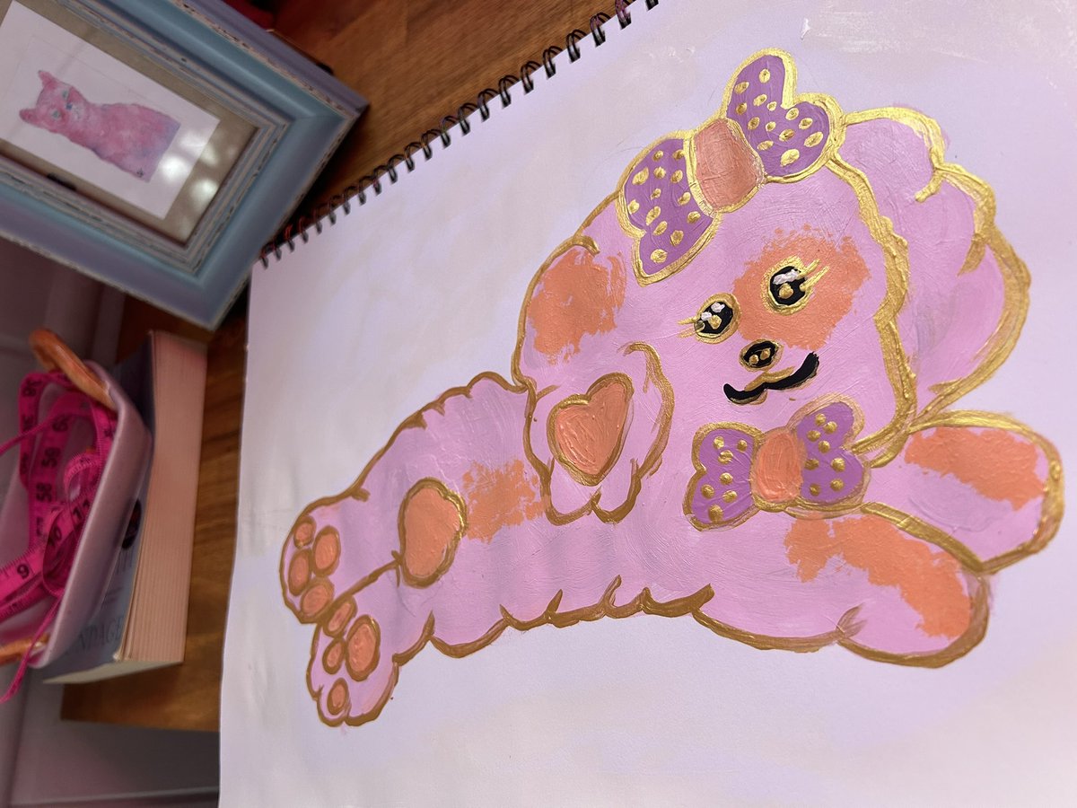 cindy_griffen's tweet photo. ✨💖🐩Pink Poodle!🐩💖✨
#pinkpoodle #poodle #dog #pinkandorange #art #paint #painting #woof #acrylicpainting https://t.co/Dz7y36mPOk