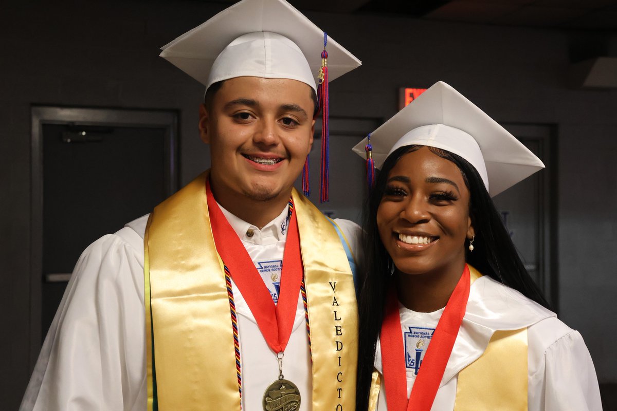 OKCPS's tweet photo. #OKCPSGraduation: The John Marshall Bears are ready to take on graduation. Students are backstage getting hyped for their ceremony.
#ClassOf2023 https://t.co/xN0cZqgmLy