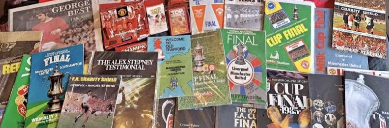MUFCMemorabilia's tweet photo. Do you have any Manchester United Programmes/Books/Used Old Stubs/Newspapers/Scrapbooks/Collectables that you are looking to clear from your home or in storage in your loft/wardrobes/cupboards? Please message if you do, all items considered. https://t.co/S9hIb47rzt