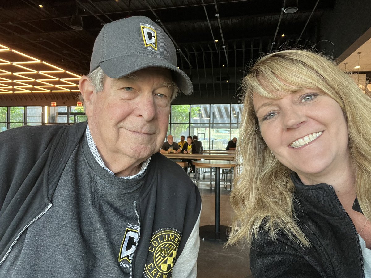 Hanging out with my Dad and ready for a #crew96 win on this beautiful night!
<a href="/ColumbusCrew/">The Crew</a> <a href="/BreezeAirways/">Breeze Airways</a>