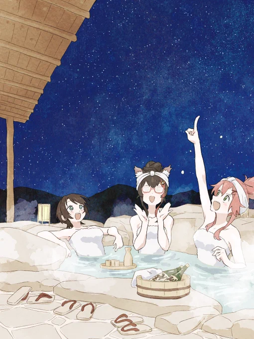 鹿児島旅行で生まれて初めて流れ星を見たみこち。 #miko_Art #プロテインザスバル