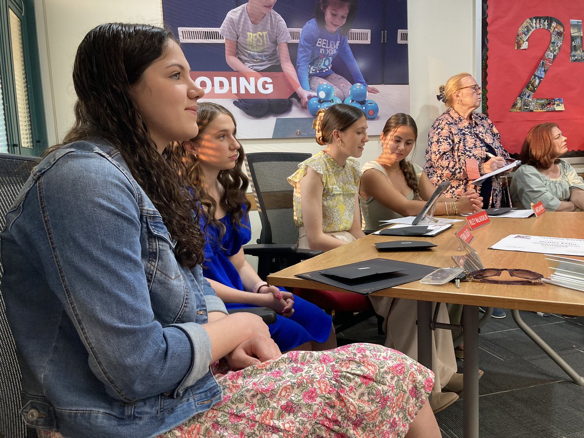 Your SGA officers representing you for the last time at tonight’s board meeting.  Thank you to Sienna, Marissa, Riley, Maddy, and Ethan for your service to SGA and the high school this year.  Best of luck as you graduate!