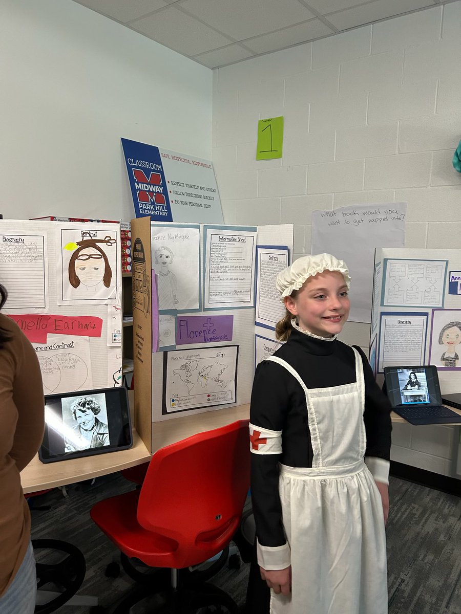 Fourth grade had a blast researching a person of historical significance and doing a living museum today!