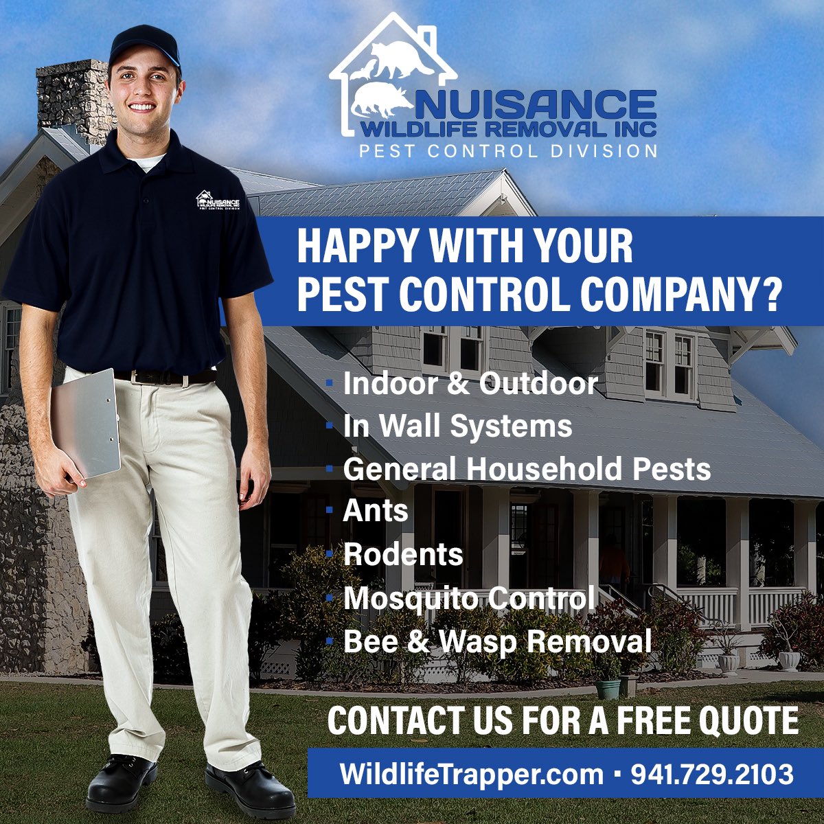 Pesky pests causing chaos in your home? We’ve got you covered! Our experts can help you take control. Call us today. 📞🛡️ #PestControl #HomeCare #Dontbugme