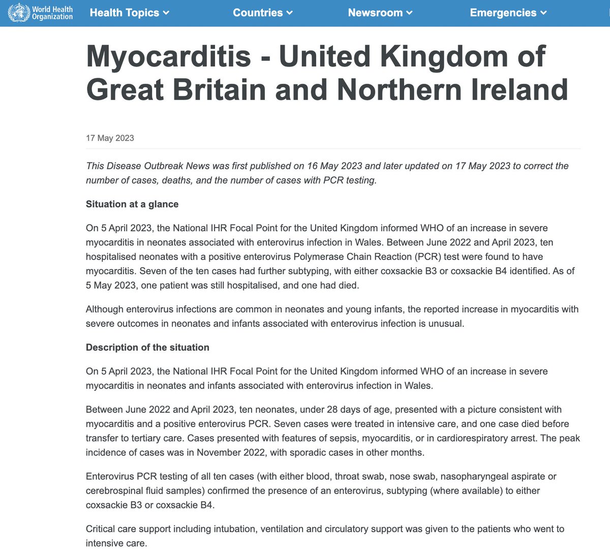 Newborns in Wales and Southwest England struck down with severe Myocarditis , by @sonia_elijah open.substack.com/pub/soniaelija…