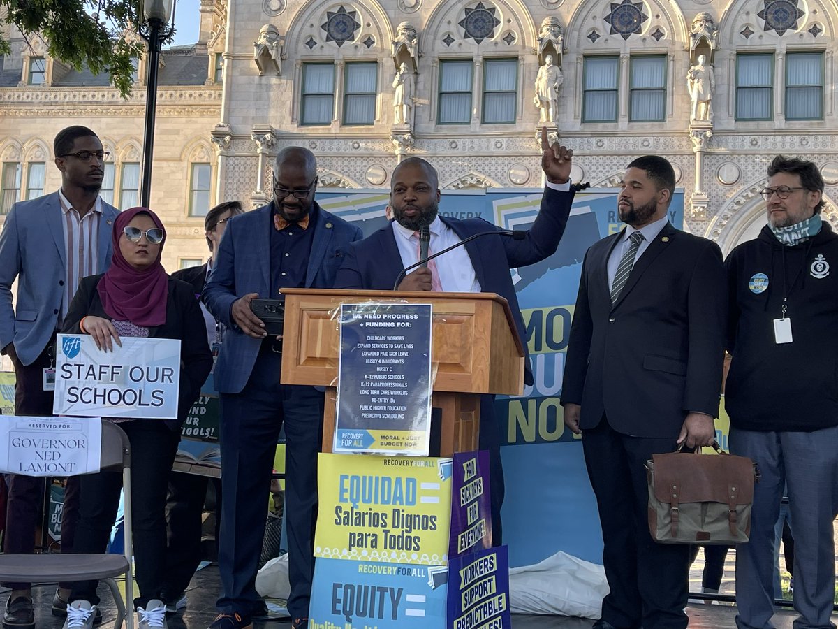 AFT Connecticut (@aftct) on Twitter photo Reminding crowd of #CTGeneralAssembly colleagues’ responsibility <a href="/CSUAAUP/">CSU-AAUP</a> organizer, st Sen <a href="/Gary4CT/">Sen. Gary Winfield</a> says "you don’t have to live it; you have to listen & then fix it." #EquityCantWait @AFTUnion <a href="/AFTHigherEd/">AFT Higher Ed</a> <a href="/AAUP/">American Association of University Professors</a> <a href="/ConnAFLCIO/">Connecticut AFL-CIO</a> <a href="/SEBAC_CT/">SEBAC - State Employee Bargaining Agent Coalition</a> <a href="/CTSenateDems/">CT Senate Democrats</a> <a href="/ProgressiveCT/">CT Progressive Caucus</a> @Recovery4AllCT Reminding crowd of #CTGeneralAssembly colleagues’ responsibility <a href="/CSUAAUP/">CSU-AAUP</a> organizer, st Sen <a href="/Gary4CT/">Sen. Gary Winfield</a> says "you don’t have to live it; you have to listen & then fix it." #EquityCantWait @AFTUnion <a href="/AFTHigherEd/">AFT Higher Ed</a> <a href="/AAUP/">American Association of University Professors</a> <a href="/ConnAFLCIO/">Connecticut AFL-CIO</a> <a href="/SEBAC_CT/">SEBAC - State Employee Bargaining Agent Coalition</a> <a href="/CTSenateDems/">CT Senate Democrats</a> <a href="/ProgressiveCT/">CT Progressive Caucus</a> @Recovery4AllCT