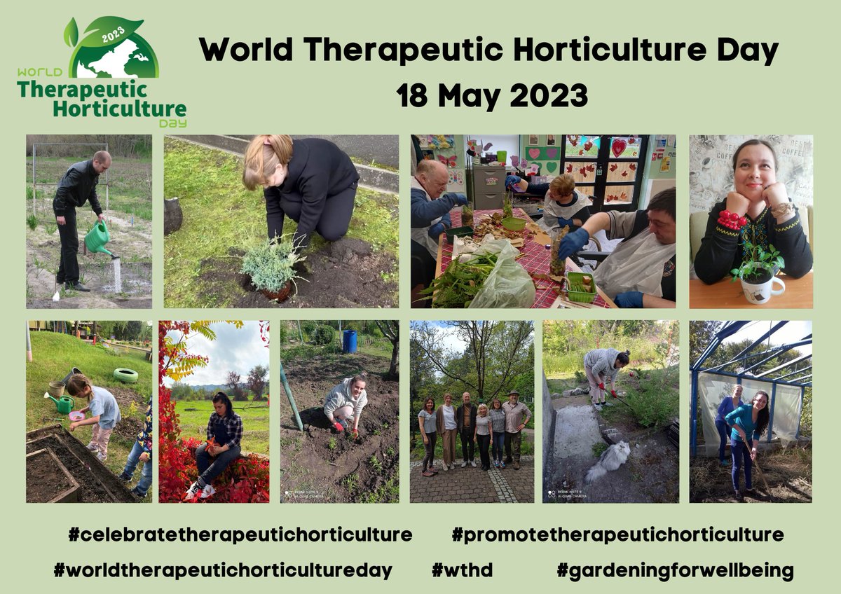 Today is World Therapeutic Horticulture Day! We would love to hear what activity you are doing today! Remember to tag us or comment below. #celebratetherapeutichorticulture #promotetherapeutichorticulture #wthd #gardeningforwellbeing #worldtherapeutichorticultureday