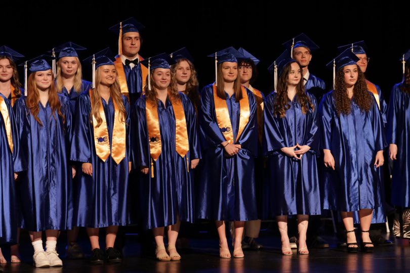 Wow! These 24 Eagles are graduating from OTC Middle College with both their high school diploma AND their Associate of Arts degree! 💙🎓🎓