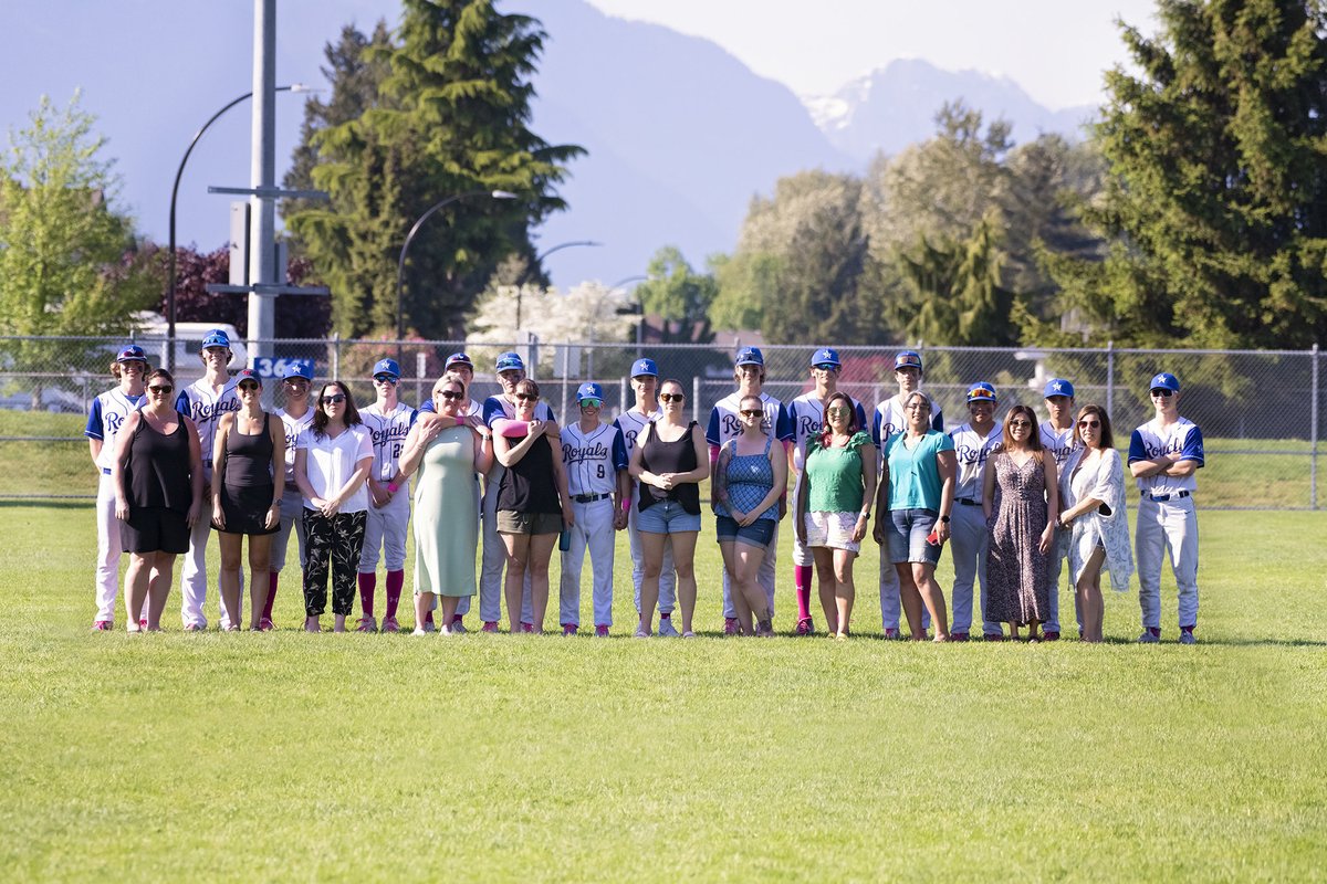 The Royals College Prep celebrate two wins Sunday with their moms.