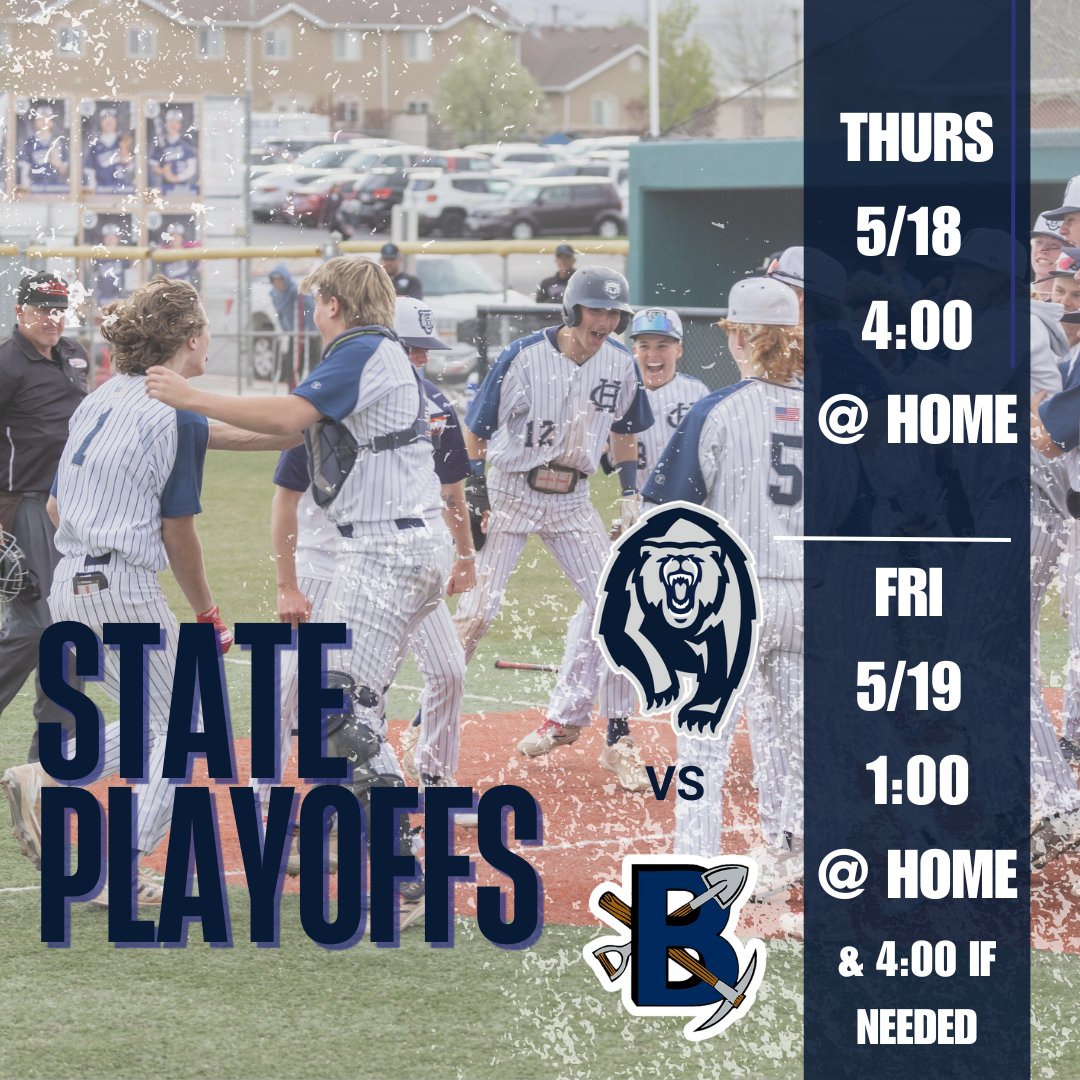 _CHHSBaseball's tweet photo. State Playoffs- Round 2 https://t.co/TwwA4L9toh