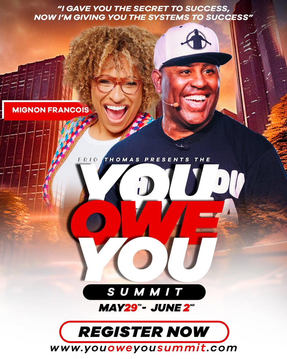 🍪💼 Speaker Reveal 2: Introducing Mignon Francois <a href="/MignonFrancois_/">Mignon Francois</a> ! She baked her way from $5 to millions, now she's serving her recipe for success at youoweyousummit.com