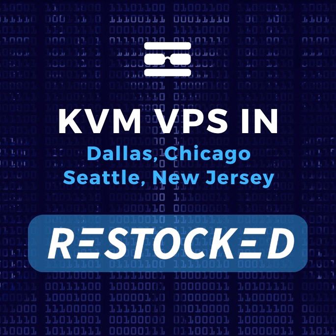 racknerd's tweet image. 🚨 KVM VPS restocked in Dallas, Chicago, Seattle, and New Jersey! 🤩 Order your KVM VPS today, available to deploy in multiple locations ➡️ racknerd.com/kvm-vps 
#kvmvps #vps #linuxvps #datacenters #IaaS #RackNerd #dallas #chicago #seattle #newjersey