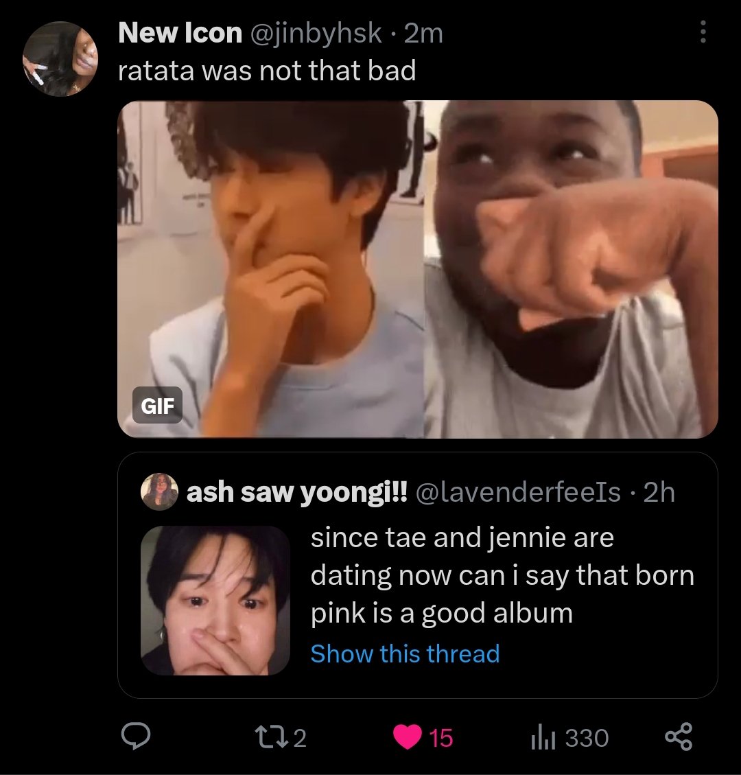 HOBIE__LISA's tweet image. Not them exposing themselves 😭

THE WORLD IS HEALING